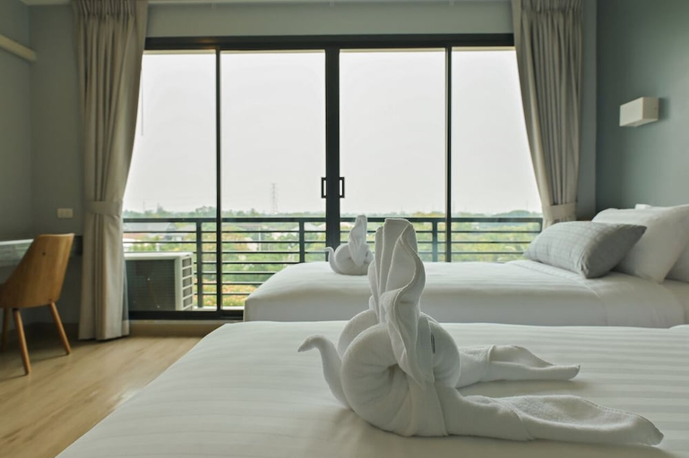 Bedroom 2, Le Lert Hotel Ratchaburi, Muang Ratchaburi