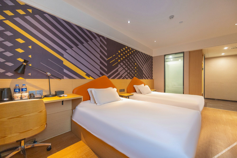 Bedroom 2, IU Hotel Lanzhou West Railway Station University of Science and Technology, Lanzhou