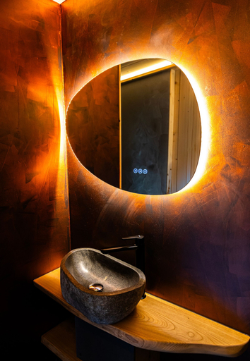 Bathroom, Pépites Lodges et Spas, Allier