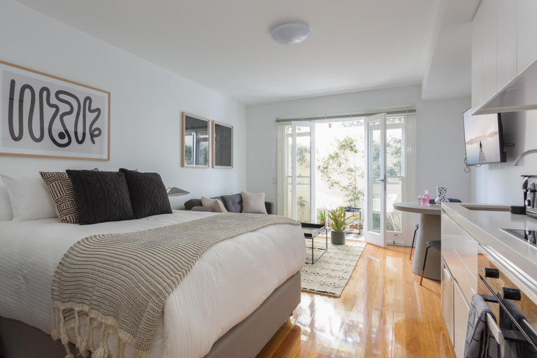 Bedroom 3, Boutique Studio Apartment in Heritage Home, Sydney
