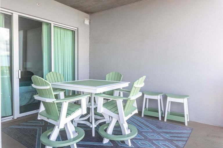 Outdoor dining 2, The Whart Unit 505 2 Bedroom Condo by RedAwning, Baldwin