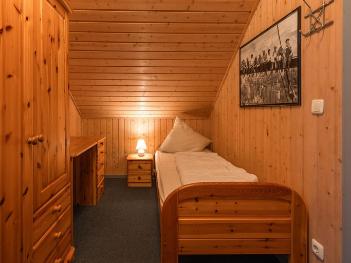 Bedroom 3, skandinavisches Ferienhaus in Rechlin, Mecklenburgische Seenplatte