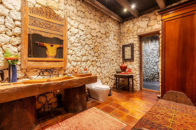 Bathroom 3, Big Stone House 8 - 6 min Center and 500m Parq Ubud, Gianyar