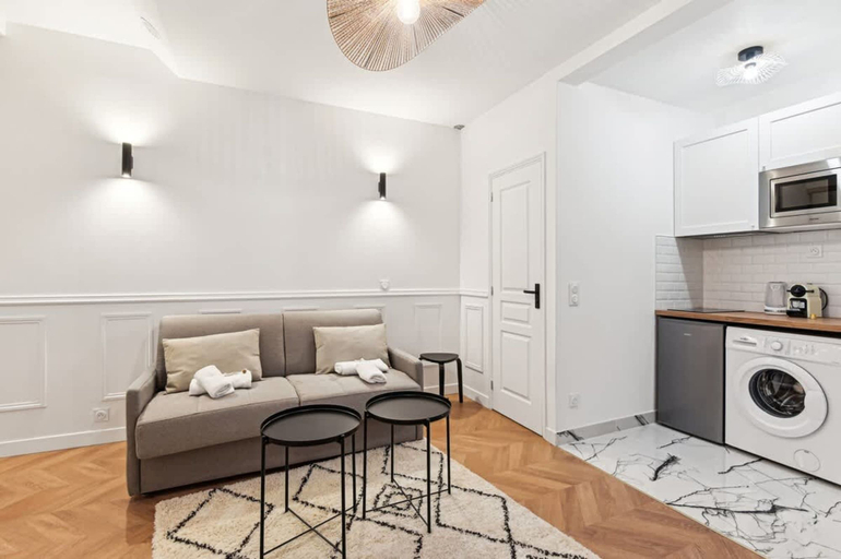 Room 1, Charming Studio - Pereire - Lease Mobility, Paris