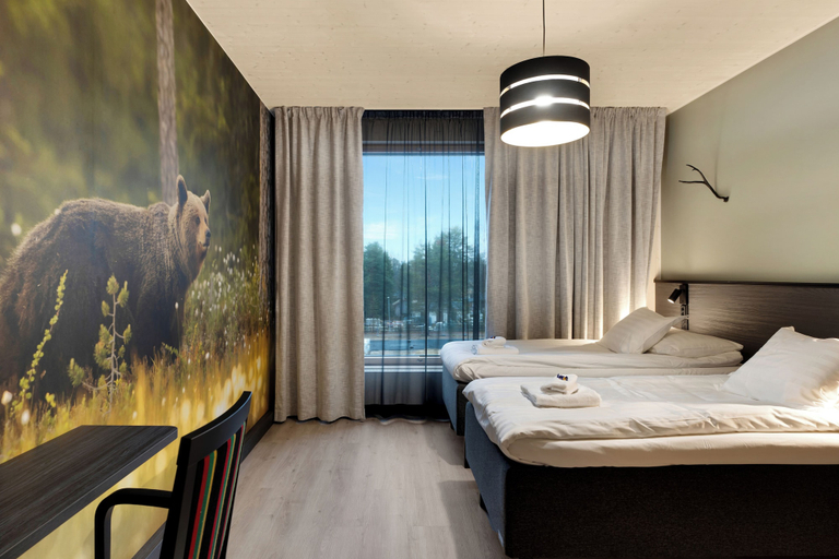 Bedroom 3, Hotelli Sodankylä, Lapland
