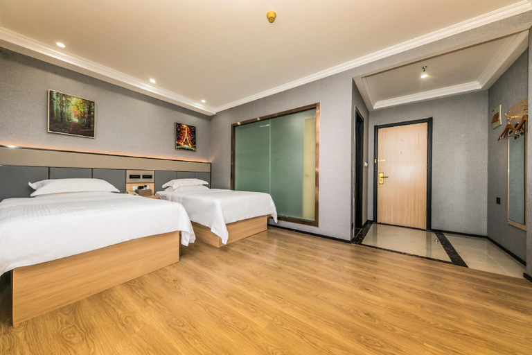 Bedroom 3, GreenTree Inn Hefei Binhu Exhibition Center Hotel, Hefei