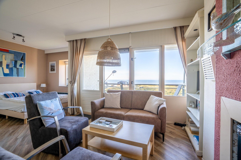 Living room 5, 2 Person Studio With sea View, Texel