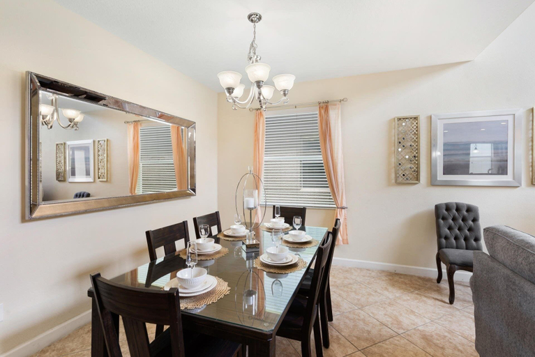 Dining 2, Paradise Palms Resort 5 Bedroom Home with Spa 5 Home, Osceola