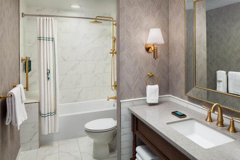 Bathroom 5, Skirvin Oklahoma City, a Hilton Hotel, Oklahoma