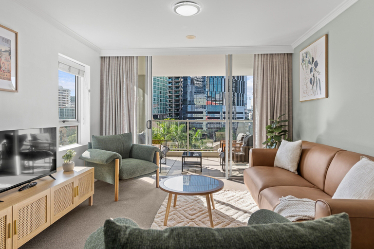 Living room 4, Prime City Residence With Pool, Gym and Parking, Brisbane