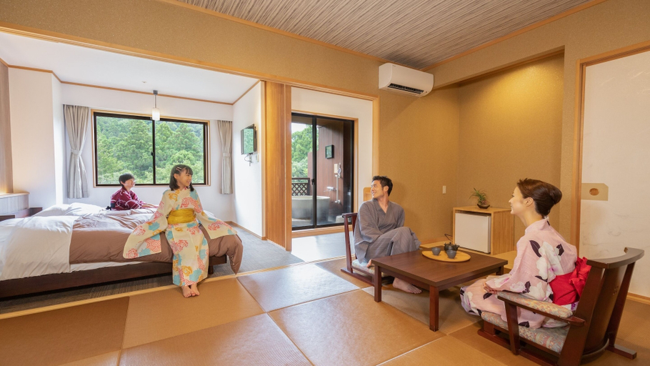 Bedroom 4, Ooedo Onsen Monogatari Premium Yoshinoya Irokuen, Kaga