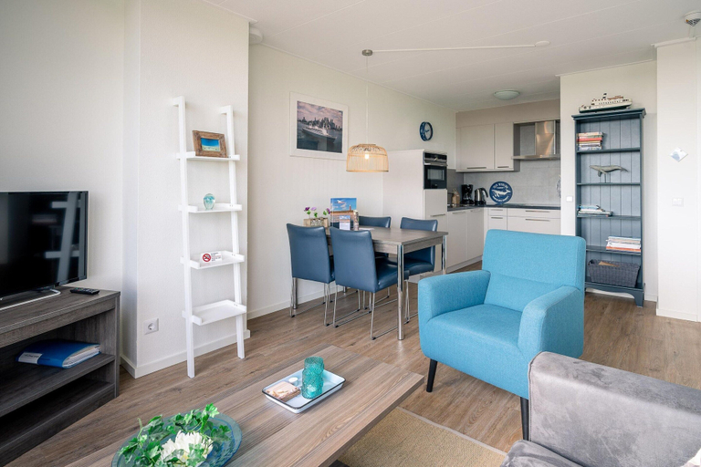 Living room 4, 2 Person Apartment With Island View, Texel