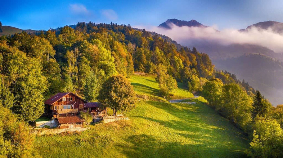 Room 5, Heidi Chalet - Panoramic View - Modern Part, Pays-d'Enhaut