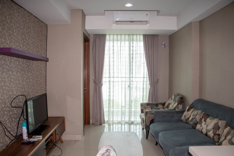 Living Area 5, Elegant And Comfy 2Br Apartment At Springhill Terrace Residence, Jakarta Pusat
