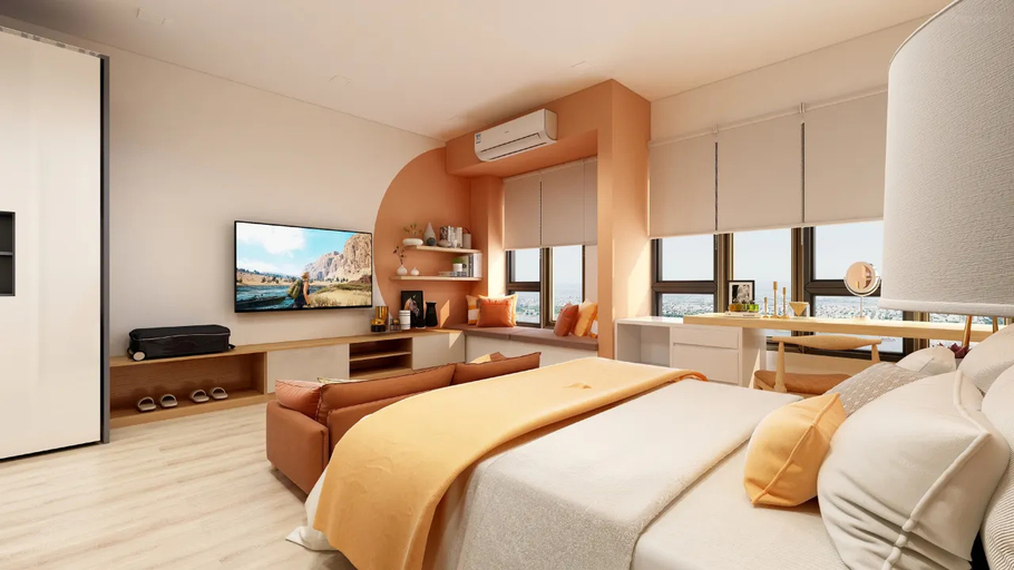 Bedroom 3, Ceylonz Seasonal Suites, Kuala Lumpur