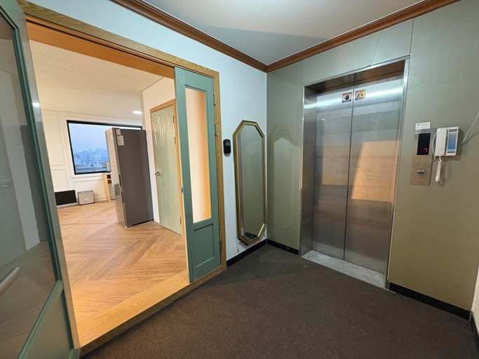 Interior entrance