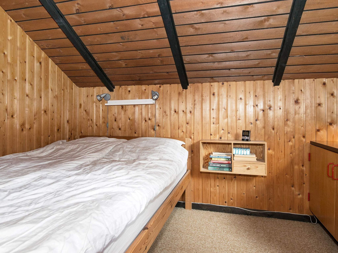 Bedroom, Spacious Holiday Home in Ansager near Lake, Varde