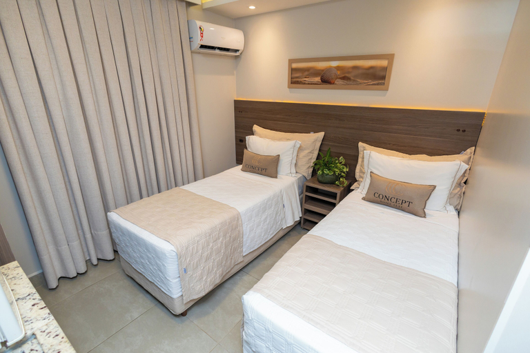 Bedroom 2, Concept Hotel Flat, Balneário Arroio do Silva