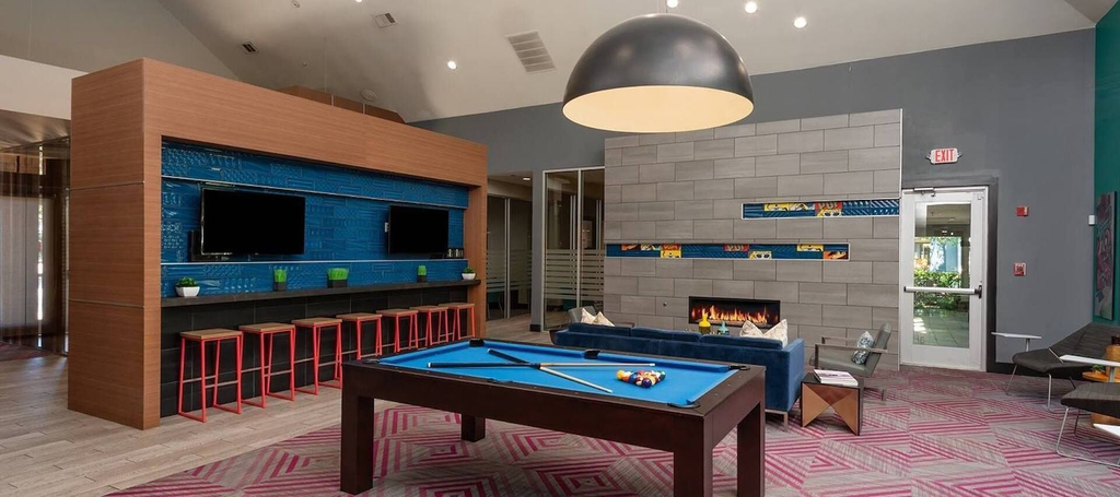 Game room 3, Furnished Apartments Next to the Domain, Travis