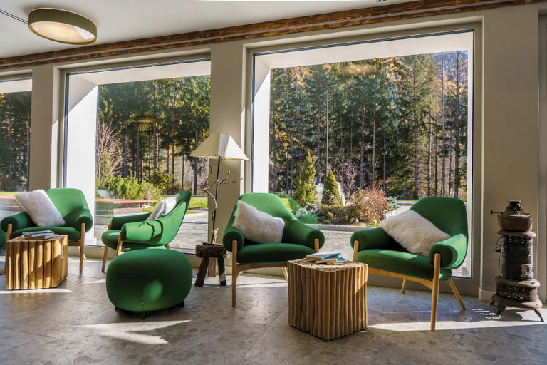 Lobby sitting area, Maison Poluc Boutique Hotel, Aosta