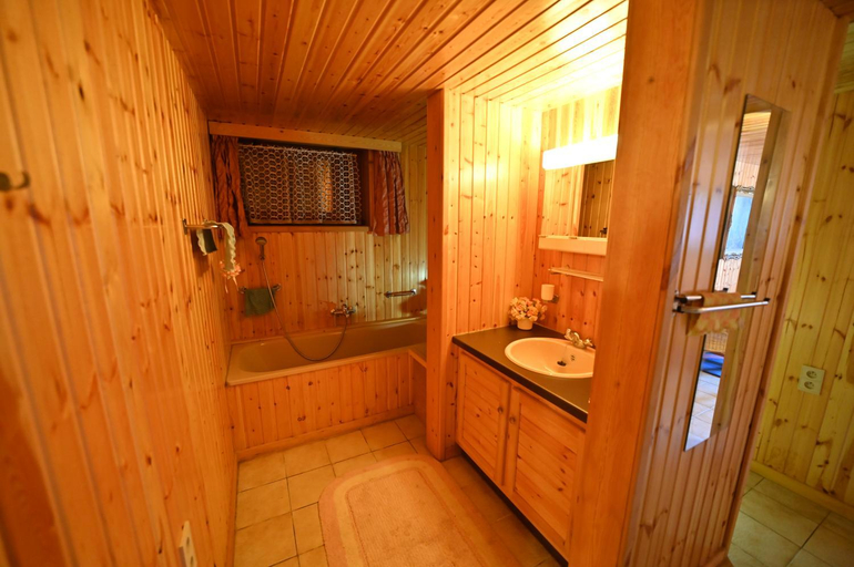Bathroom 3, Chalet in Beffe with Hot Tub Valley Views, Luxembourg