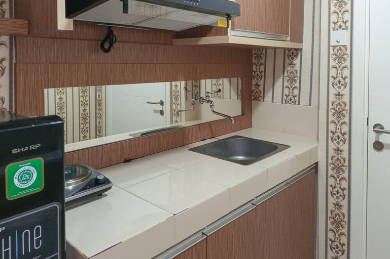 In-Room Kitchen, Minimalist And Comfort Studio Podomoro City Deli Medan Apartment, Medan
