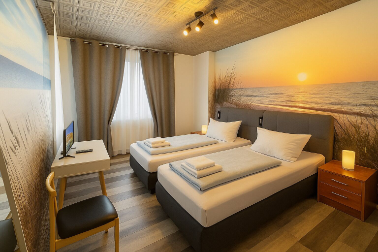 Bedroom 3, City Center Hotel Garni Cuxhaven, Cuxhaven