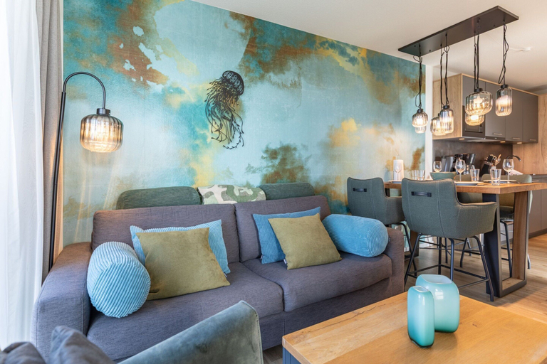Living room 2, Luxusfewo auf Nordstrand am Meer, Nordfriesland