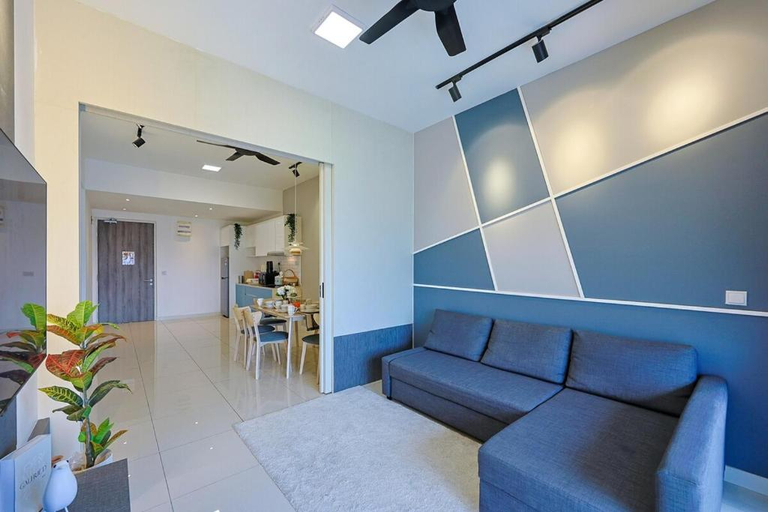 Bedroom 2, Luxurious TRX Corner Dual Balconies 2 Bedrooms, Kuala Lumpur