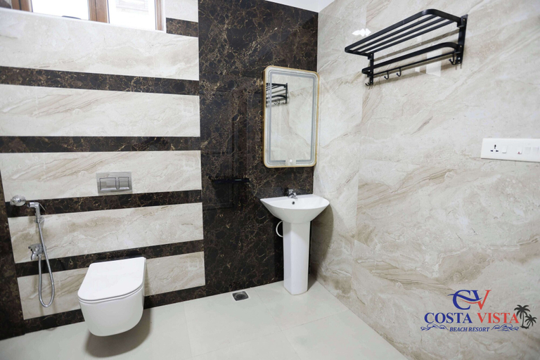 Bathroom 4, Costa Vista Beach Resort, Kancheepuram