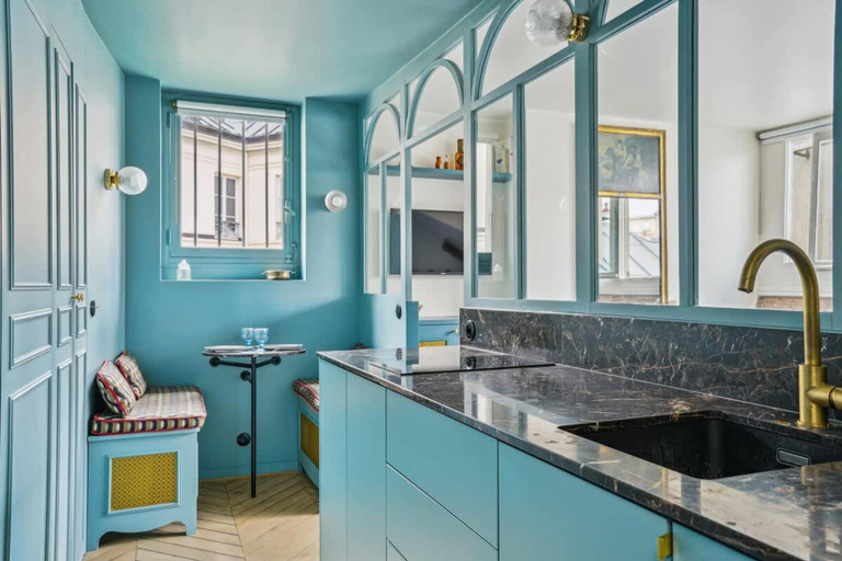 Private kitchen 4, Luxury Studio in Paris - S Vres - Mobility Lease, Paris