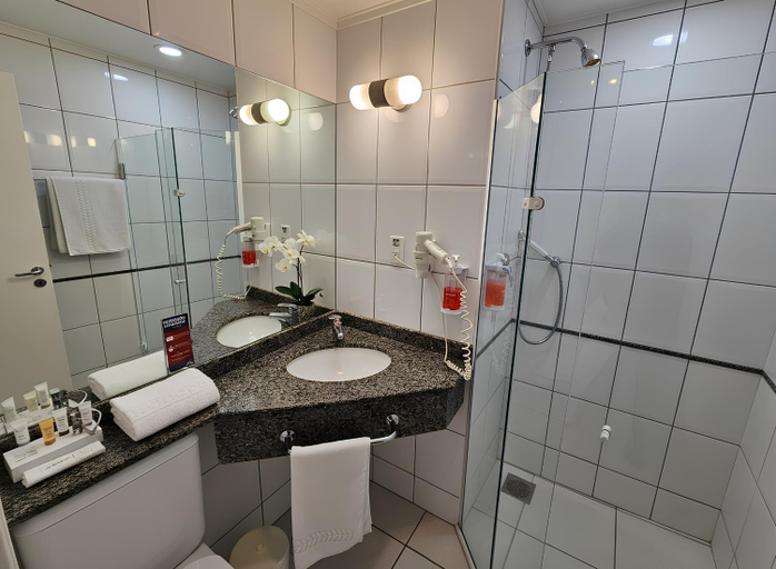 Bathroom 4, Novo Santoni Hotel Guarapuava, Guarapuava