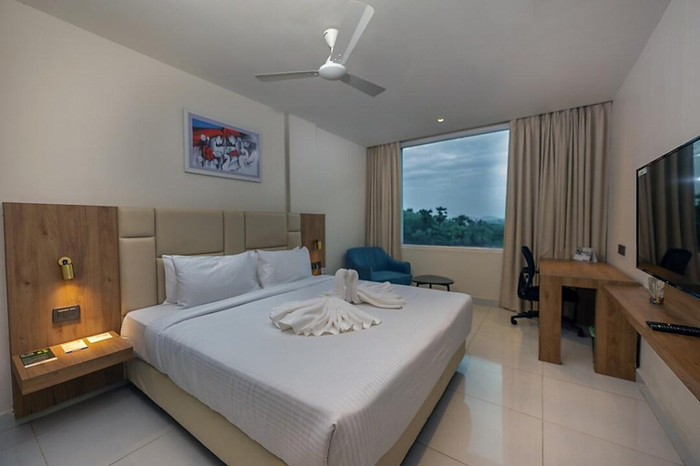 Bedroom 1, HOTEL SVN LAKE PALACE, Vizianagaram