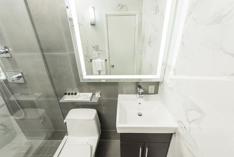 Bathroom 4, The Moderne Hotel, New York