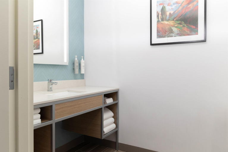 Bathroom 3, Hilton Garden Inn Ontario/Rancho Cucamonga, San Bernardino