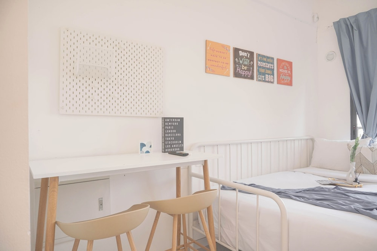 Bedroom 2, Comfy And Best Deal Studio Sky House Bsd Apartment Near Aeon, Tangerang Selatan