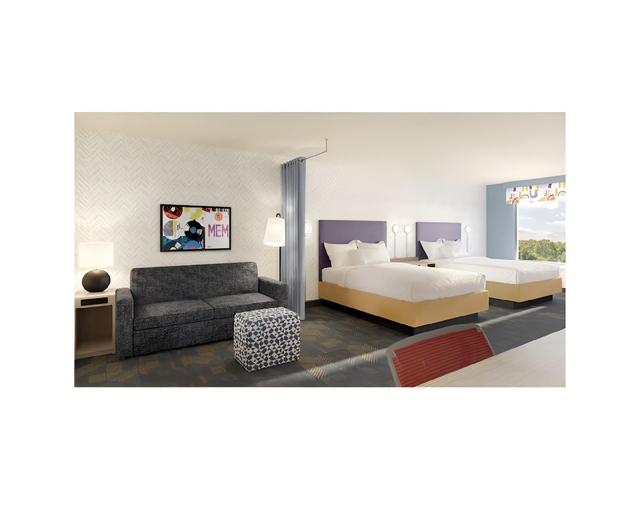 Bedroom, Home2 Suites By Hilton Raleigh Crabtree, Wake