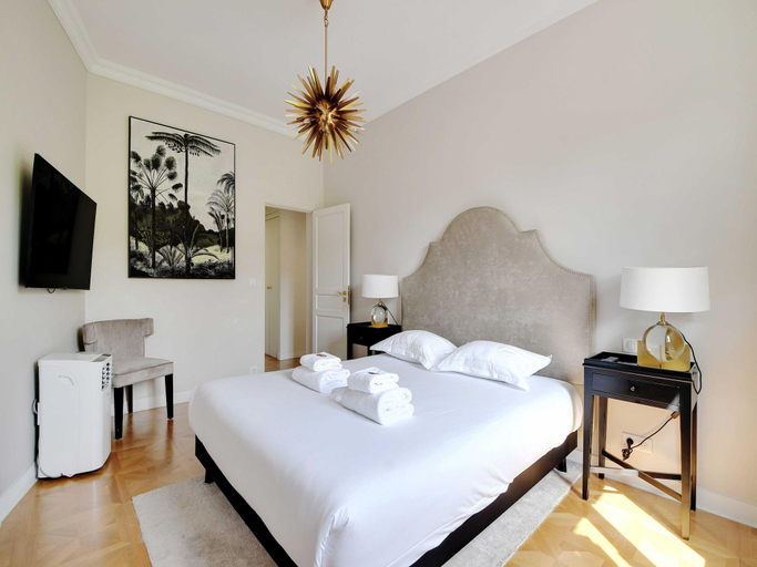 Bedroom 4, Chic Apartment - 2br/6p - Trocadero/tour Eiffel, Paris