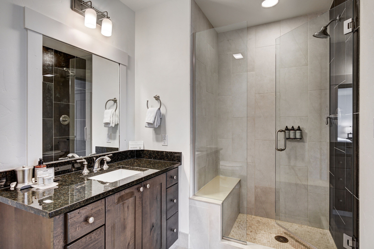Bathroom 3, Spacious 4 Bedroom  Steps From Winter Activities Condo by RedAwning, Summit