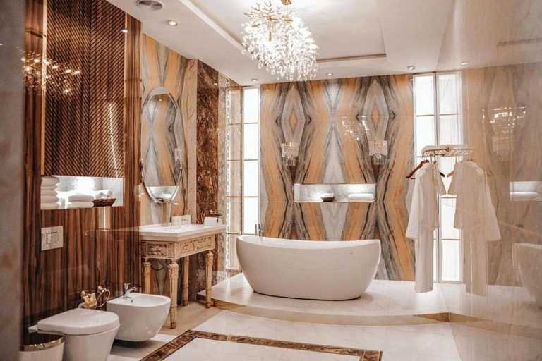 Bathroom 3, Kangurt Grand Hotel, Rudaki