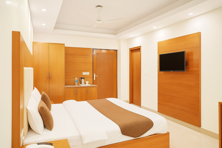 Bedroom 3, Hotel Samrat - On Mall Road, Dehradun