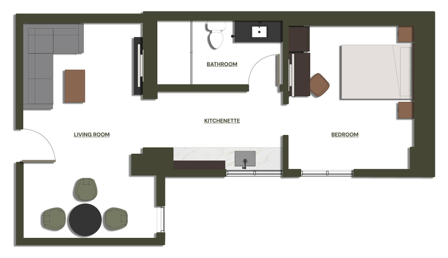 Floor plan 5, The Promissory Hotel, Roanoke City