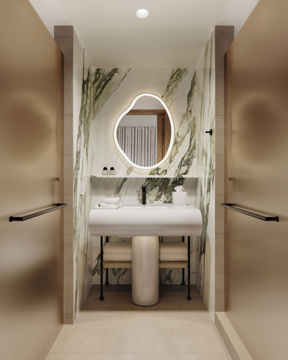 Bathroom 5, Delano Miami Beach, Miami-Dade