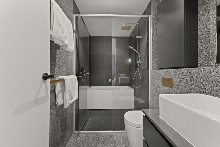 Bathroom 5, Stylish 2-bed in Braddon With Alfresco Dining, Canberra