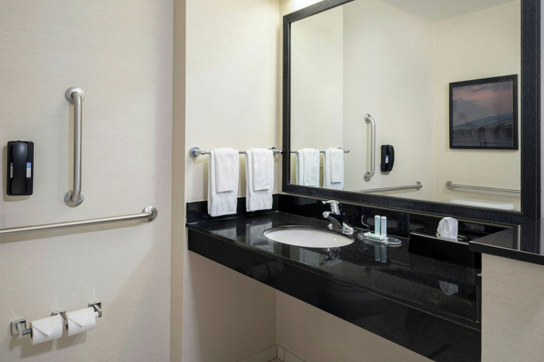 Bathroom 5, Fairfield Inn & Suites Towanda Wysox, Bradford