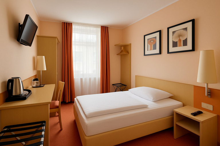 Bedroom 4, Atomis Hotel Düsseldorf City, Düsseldorf