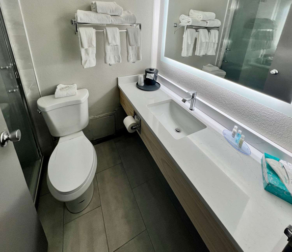 Bathroom 5, Clarion Hotel & Convention Center Joliet, Will