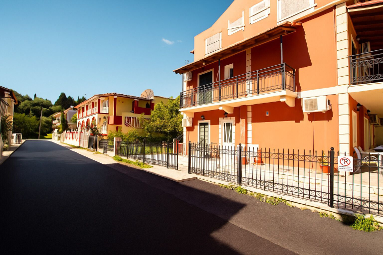Front of property 3, Solena Studios Kavos, Ionian Islands