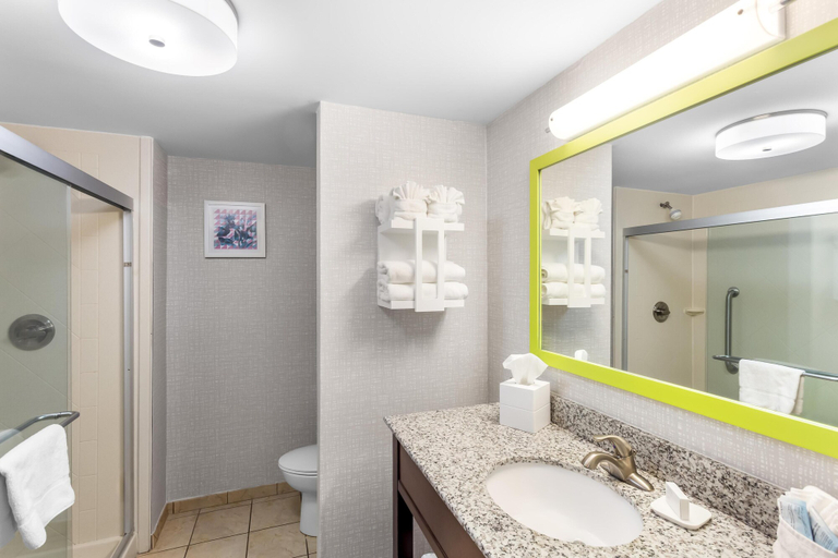 Bathroom 4, Hampton Inn Huntington University Area, Cabell