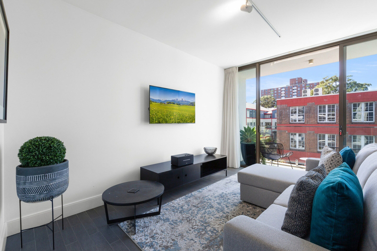 Living area 4, Modern 1-bed With Balcony in Surry Hills, Sydney